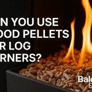Wood pellets for log burner