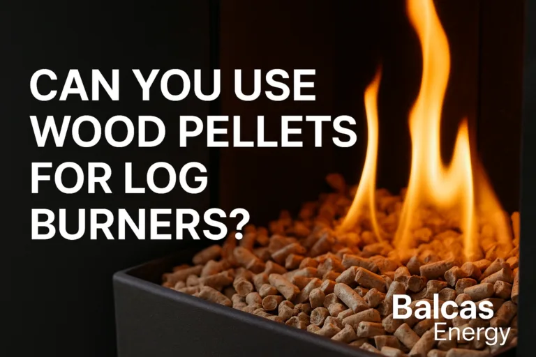 Wood pellets for log burner