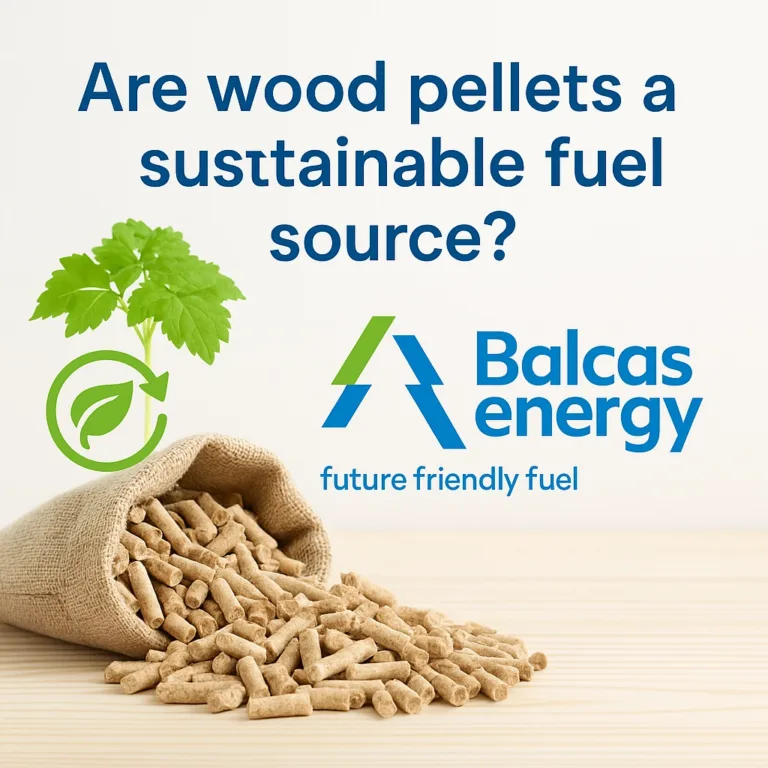Are wood pellets a sustainable fuel source