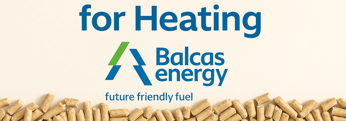 Wood pellets for heating