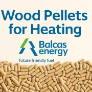 Wood pellets for heating