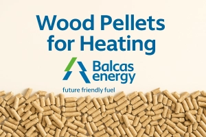 Wood pellets for heating