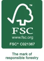FSC certified - the mark of responsible forestry